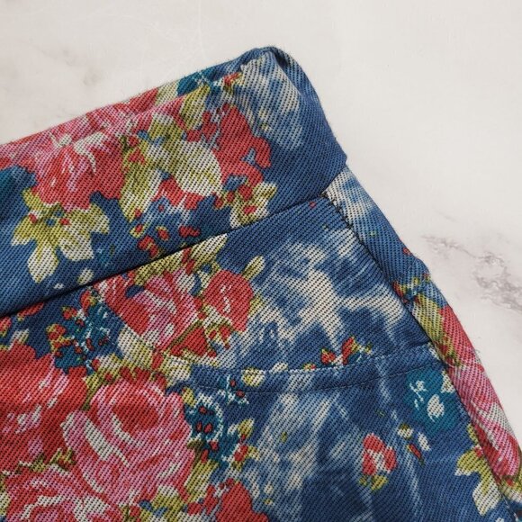 Steve Madden Comfy Loungewear Floral Stretch Leggings Jeggings Women's Large - Picture 6 of 10